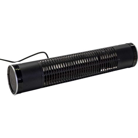 Stufa Elettrica ad Infrarossi da Esterno 71x13,5x17 cm 2000W in Alluminio Nero (1/5)