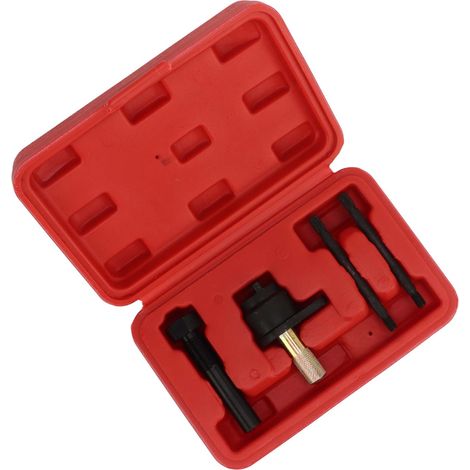 Kit d'outils de calage de distribution pour moteurs essence 1,2 L TSI TFSI, robuste, en acier au carbone, comprenant un outil de blocage de chaîne et un kit d'outils de réglage de culasse. (1/5)