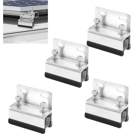 Van Roof Lot de 4 supports de toit en acier inoxydable 304 compatibles avec Pro-Master, Box-er, Jump-er, Du-cato, Mo-vano (montage de supports) (1/5)