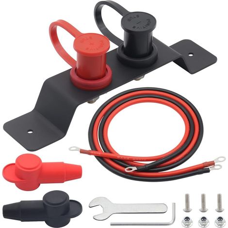 Kit de relocalisation de bornes génériques, démarreur de Batterie 48 V 250 A, Support de Montage de Poteau de Charge de Batterie pour tracteurs Bateaux (1/5)