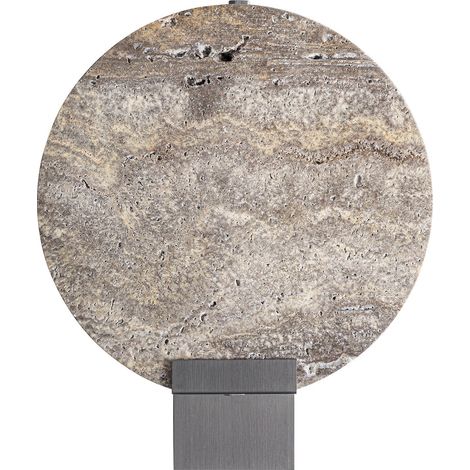Applique murale en marbre gris style art déco finition mate - Gris marbre mat élégant (1/4)
