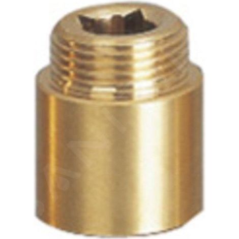 Rallonge de tuyau mâle 1/2"x30mm, laiton (1/2)