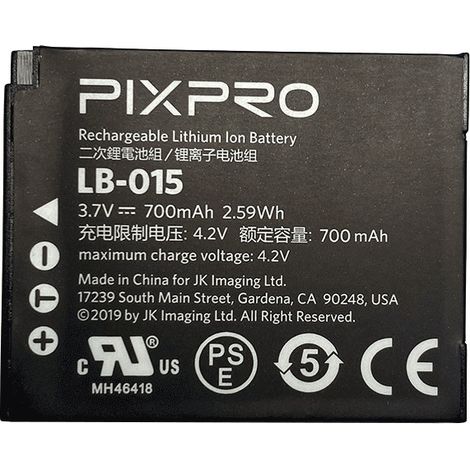 Kodak LB015 Batteria per fotocamera/videocamera Ioni di Litio 700 mAh (1/3)