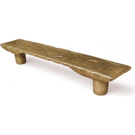 Poignée de meuble en zamak finition cuir – Entraxe 96mm – Dimensions 20x127x24mm – Pour bois dur et teck – REI