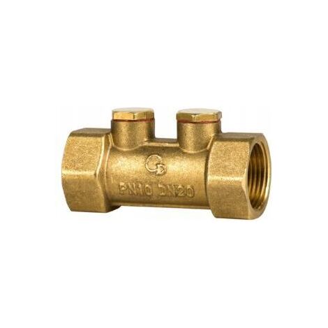 Verschmutzungsschutzventil für Wassernetze, hochwertiges Messing-/Kunststoffventil 1", Temperatur 65°C, Druck 10 bar, PZH-zertifiziert