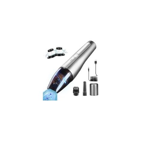 Handheld Vacuum Cleaner, 8000PA Rechargeable Cordless Tabletop Vacuum Cleaner, 4000mAh Car Vacuum Cleaner, 30min, for Pet Hair, Kitchen, Office, Car - Crezuo (1/4)