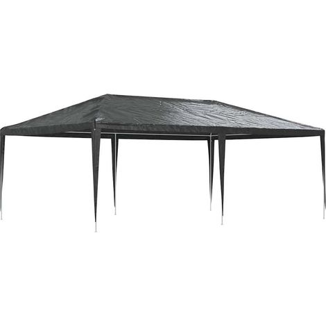 vidaXL Carpa profesional para fiestas gris antracita 90 g/m² 4x6 m (1/2)