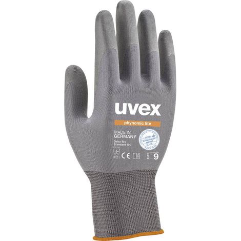 Gants de manutention Uvex Phynomic Lite taille 7, Manutention générale, 1 Paire, Gris ( Prix pour 1 paire ) (1/2)
