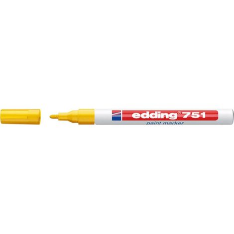 EDDING 4-751005 Lackmarker 751 gelb Strichbreite 1-2 mm Rundspitze