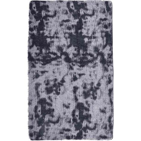 Maison Exclusive - Teppich Shaggy Hochflor NAVARRA Dunkelgrau 80x