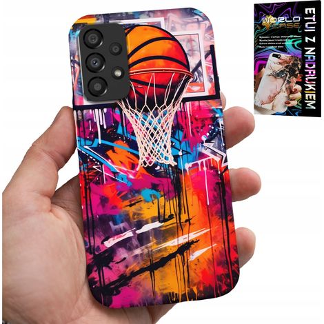 Hülle für Samsung Galaxy A53 5G - NBA Basketball Street Graffiti Basket FAN (1/5)