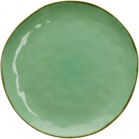 ROSE & TULIPANI Concerto Verde Acqua Piatto Piano D 27 Cm