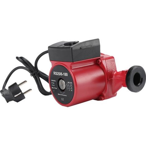 Pompe de circulation d'eau chaude, contrôle de vitesse réglable, fonctionnement ultra-silencieux, Comme indiqué, UE (1/2)