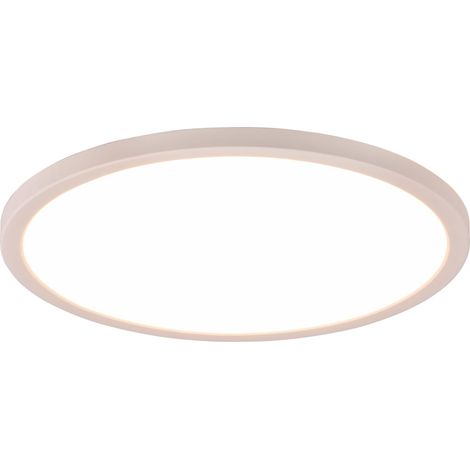 Reality LED Plafonnier, plastique blanc mat, avec LED 18 Watt, changement de couleur, télécommande (1/5)