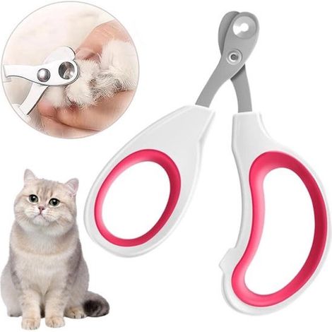 Pince à ongles pour chats et petits animaux – En acier inoxydable – Outil de toilettage sûr et pratique pour couper les griffes (1/5)