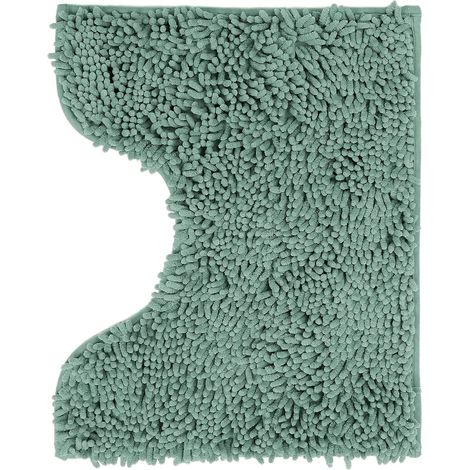 1 Tapis de bain, Microfibre, Forme U, Antidérapant, Absorbant, Salle de bain (1/5)