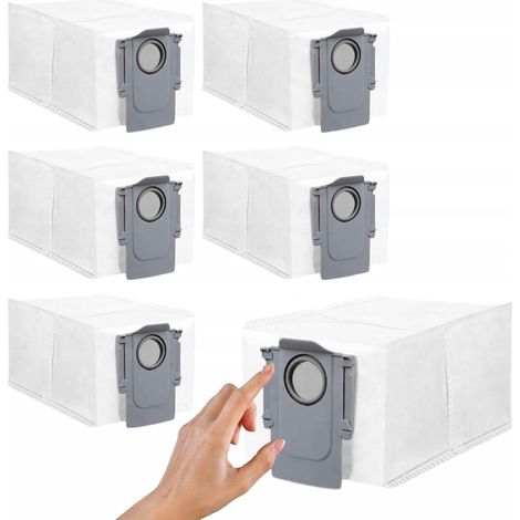 6 x Staubbeutel für Roborock Q Revo Pro / S / MaxV / Pro / S8 maxV Ultra