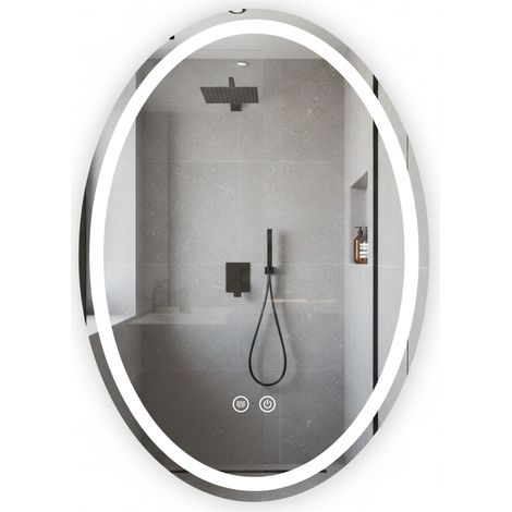 MIRROR REA MARCO 80X60 LED TRANSPARENT