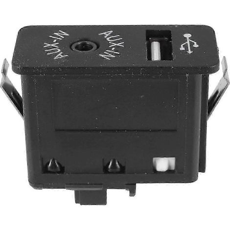 Adaptateur de prise auxiliaire USB pour voiture, compatible avec BMW E81 E87 E90 F10 F12 E70 X4 X5 X6 (1/5)