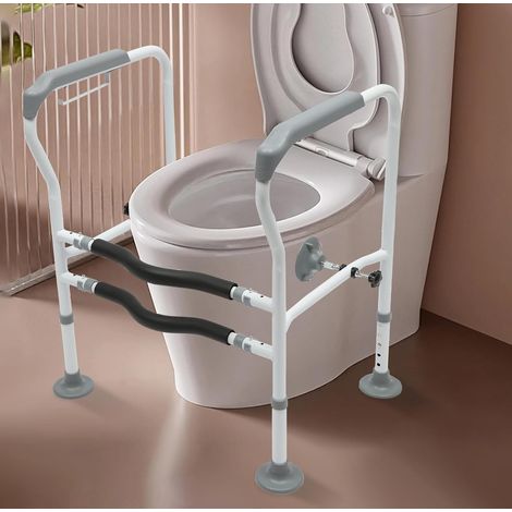 Lève - bras de toilette, réglable en hauteur et en largeur, poignée de soutien pour personnes âgées, capacité de charge jusqu'à 150 kg