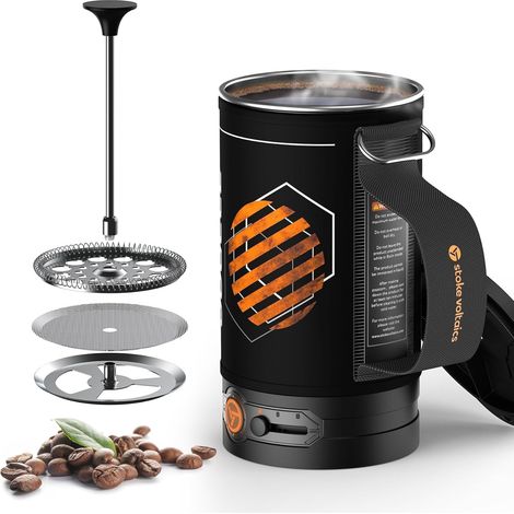 Cafetière à Piston Électrique 500ml – Fait bouillir l'eau (1/5)