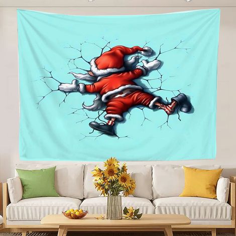 Tapisserie murale imprimée pour chambre à coucher, tissu de fond pour la décoration de la pièce 100x75cm (1/5)