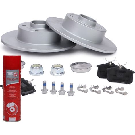 DISQUES ET PLAQUETTES DE FREIN ARRIÈRE REVÊTUES RENAULT Megane 200851140 (1/4)