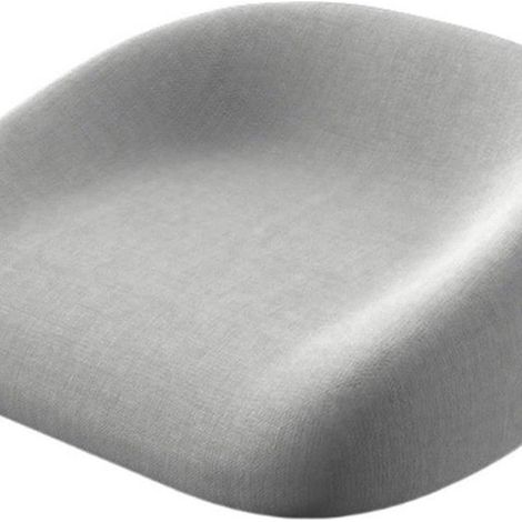 Coussins de chaise salle à manger épais 6 cm - Housse amovible - Lot de 6 - Gris (1/4)