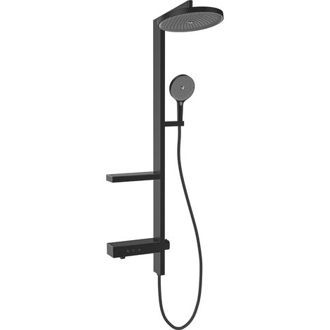 Mexen Dizzy set doccia esterno con soffione e rubinetto, nero - 78104-70 (1/2)