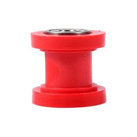 Galet tendeur de chaîne de 8 mm de diamètre intérieur pour moto tout-terrain chinoise (pit bike), rouge (1/5)