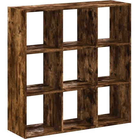 Maison Exclusive - Bücherregal Räuchereiche 102x32x102 cm Holzwer
