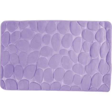 Tapis de bain Microfibre PEBBLE 50x80cm Lavande MSV