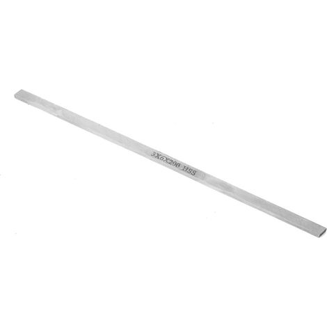 Barre carrée en acier rapide HSS pour tour, outil de tournage, bande d'acier blanc (36200mm) (1/5)