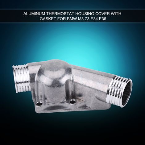 Cache de boîtier thermostat en aluminium avec joint pour M3 Z3 E34 E36 11531722531 (1/5)
