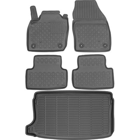 Volkswagen T-Cross SUV a partir de 2019 SET - Alfombrillas para coche + alfombrilla para maletero