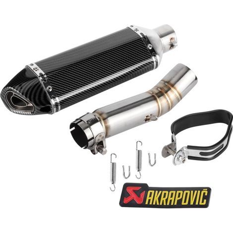 Système d'échappement Silencieux à enfiler avec DB Killer + Tuyau intermédiaire adapté pour CBR500R CB500F CB500X 2013-2015 (1/5)