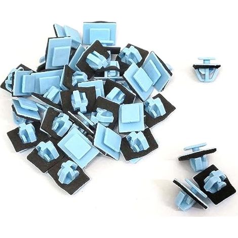 100 clips de fixation pour enjoliveurs de roue et moulures latérales 877561F000 compatibles avec Hyundai Santa Fe, Tucson, Kia Soul, Sportage, etc. (1/4)