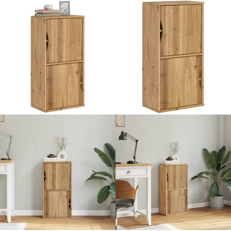 vidaXL Beistellschrank ODDA 40x24x79 cm Massivholz Kiefer (1/5)
