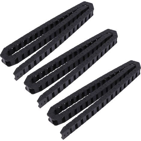 3X 10 x 20mm 1M Ouvert sur les deux cotes Plastique cable de remorquage Cable Chaine de Drag (1/2)