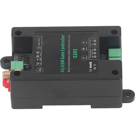 Ouvre-porte GSM G203 3G 4G, accès à la porte de Garage, télécommande, prise en charge du redémarrage à distance, réinitialisation, DC9-36V