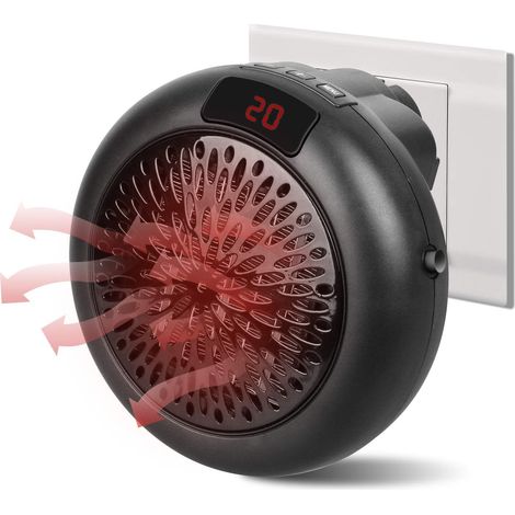 Chauffage d'appoint 1000W, Radiateur Soufflant Electrique Céramique avec 24H Minuterie 3 Modes et Thermostat Réglable Chauffage Economique Rapide pour Salon Salle de Bain Bureau (1/5)