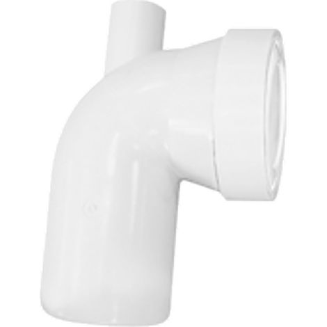 PIPE WC RIGIDE COUDEE L120 SORTIE CUV. à85 A 107 RAC F A COLLER PIQUAGE F D40