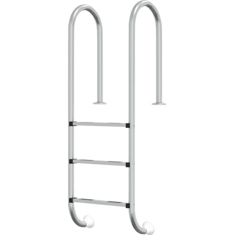 Pool Ladder 54x38x158 cm 304 Stainless Steel vidaXL
