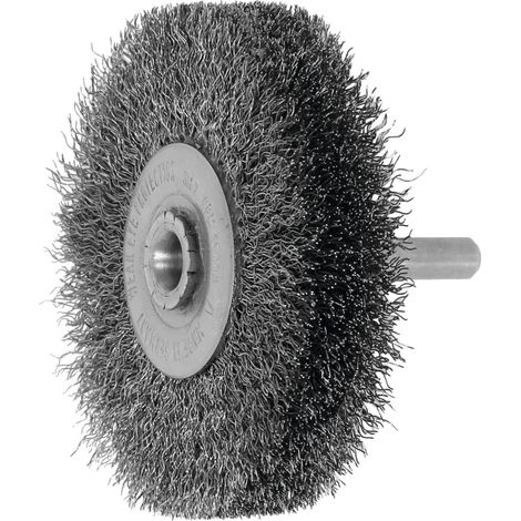 Lessmann Schaft-Rundbürste INOX-Komplett 0,20 mm, Bürsten-⌀xBesatzbreite: 70X16 mm
