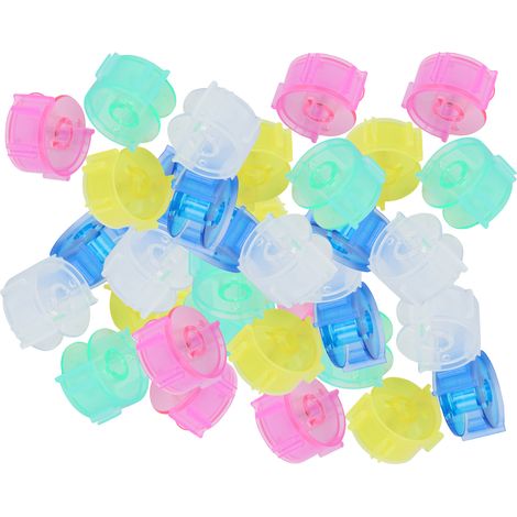 100 clips de fixation pour bobines, anti-chute, pour le rangement et le maintien des bobines, accessoires pour machines à coudre (1/5)