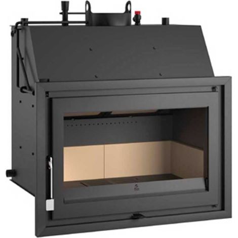 Insertable Hogar 80 cm FM Modelo HIDRO con puerta Fundición. (1/2)