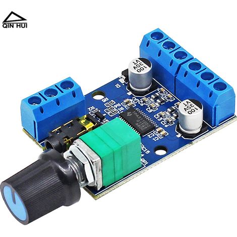 Mini-Hochleistungs-Zweikanal-Stereo-Digitalverstärkerplatine, 30 W x 2, 12 V/24 V Netzteil, DIY-Verstärkermodul (1/4)