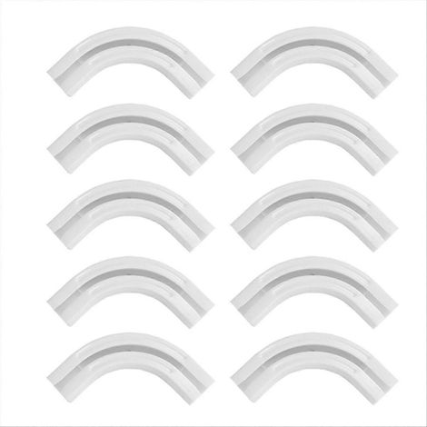 Rideau plafond coulissant flexible, rail incurvé orientable, tringle de plafond cintrable, système de suspension mural, modèle polyvalent, finition robuste, installation aisée. (1/5)