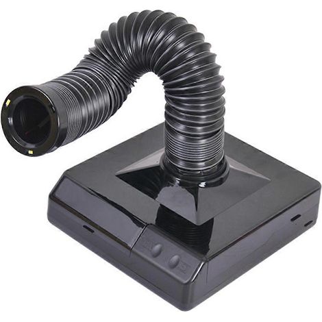 Mini aspirateur de fumée portable avec lumière LED, machine d'aspiration de poussière efficace pour salon de manucure, prise européenne pour soudure (1/5)