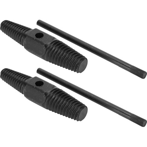 Jeu de 2 extracteurs de vis double extrémité, filetage fin, retrait de boulons pour tuyaux d'eau G1/2in et G3/4in (1/5)